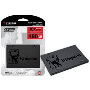 HD SSD 480GB Sata3 Kingston A400 Leituras: 500MBs / Gravações: 450MBs | SA400S37/480G