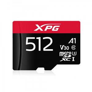 Cartão de Memória MicroSd XPG Adata 512Gb 4K 100Mb/s A1 v30 | AUSDX512GUI3XPGA1-R