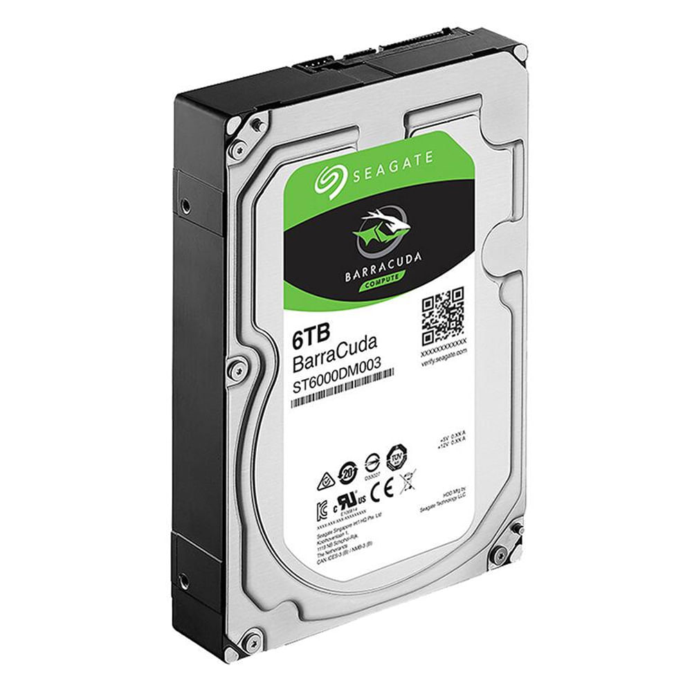 HD para Pc Seagate Barracuda 6TB Sata 3 256Mb Servidor | ST6000DM003 -  Matron Informática