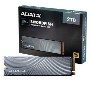 HD SSD M.2 Adata Swordfish 2Tb PCI-e Gen3.0x4 - ASWORDFISH-2T-C