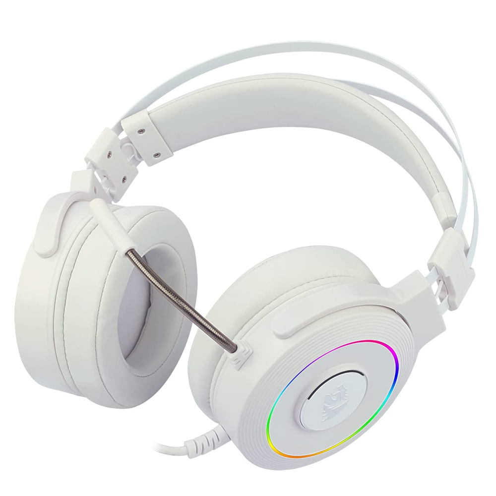 Headset Gamer Redragon Lamia 2 Branco H320W RGB Matron Inform tica