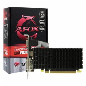 Placa de Vídeo Afox AMD Radeon R5 230 1GB/64B DDR3 PCI-E- AFR5230-1024D3L9-V2