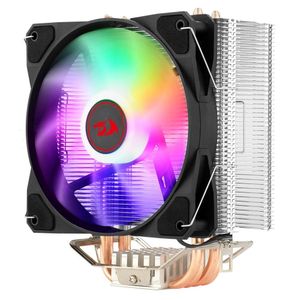 Cooler Para CPU Redragon TYR LED Rainbow 4 Dutos De Cobre- CC-9104