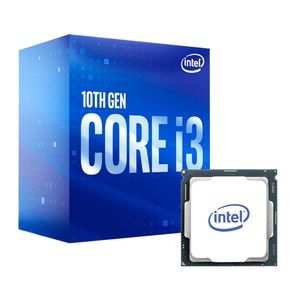 Processador Intel Core i3 10105F 1200 6MB 3,7GHZ-  BX8070110105F