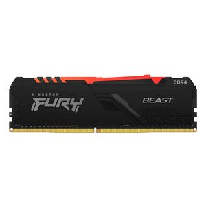 Memória Para PC Kingston Fury Beast 16Gb 2666Mhz DDR4 RGB-  KF426C16BBA/16
