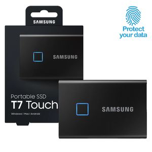 HD SSD Externo Samsung T7 Touch 1Tb USB 3.2 - MU-PC1T0K
