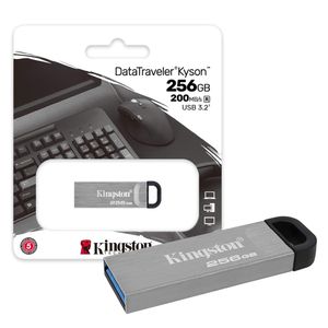 Pen Drive Kingston Datatraveler Kyson 256Gb USB 3.2 - DTKN/256GB